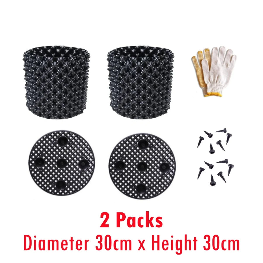 2 Packes Air Pruning Plant Root Control Nursery Pots Trainer Fast Root Grow Container Garden Tree Bonsai Transplant Tool