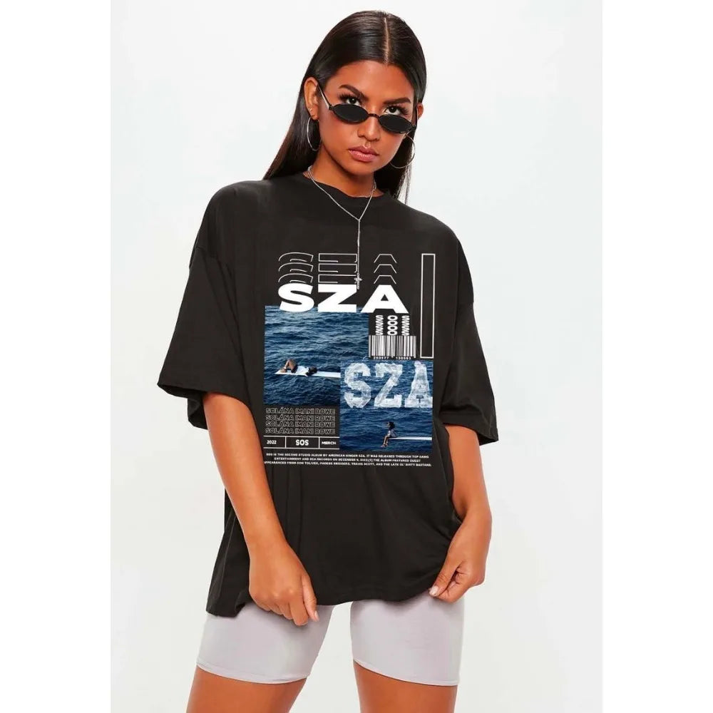 MSZA SOS Album Shirt for Men Unisex Softstyle T-Shirt Music RnB Singer Gift for Fans