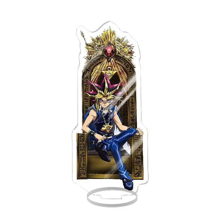 Anime YuGiOh Yu-Gi-Oh! VRAINS Acrylic Stand Figure  Model Desktop Ornaments Doll Yusaku Fujiki Keychain Pendant friend Toy Gift