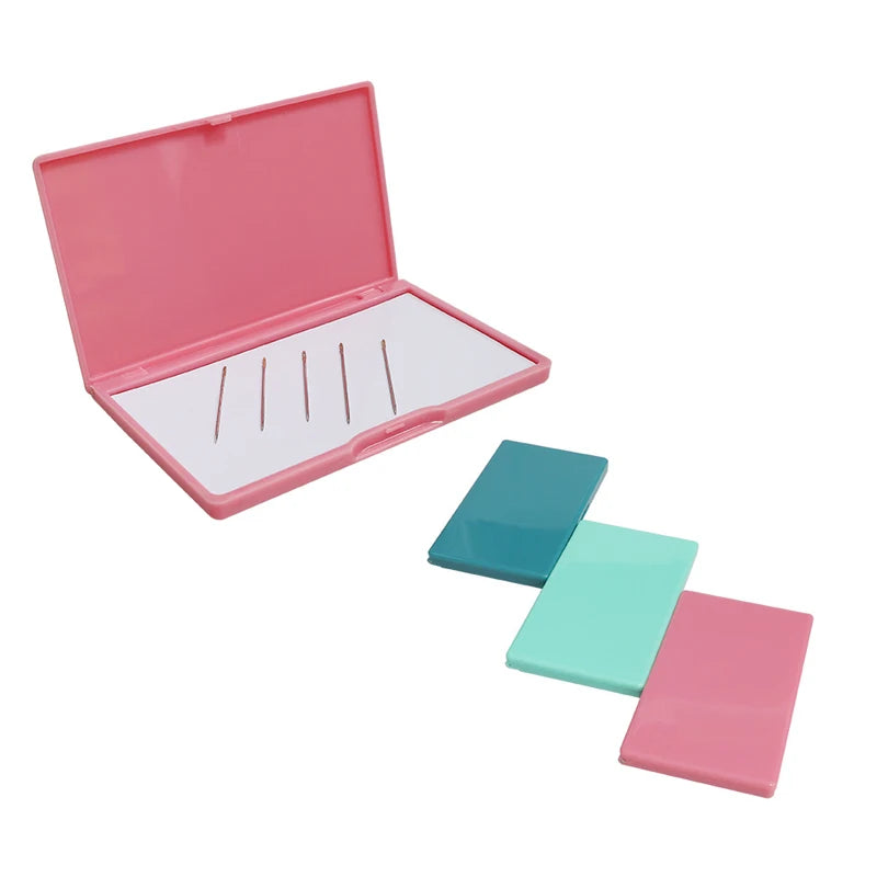 Sewing needle box Magnetic needle box Magnetic needle storage box Portable pin holder sewing needle storage box