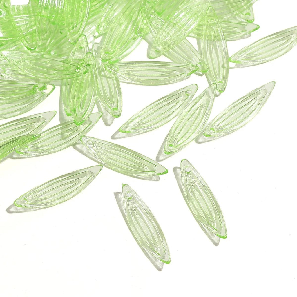 10/50Pcs Acrylic Mini Tree Leaf Beads Unique Loose Beads Handmade DIY Making Jewelry Earrings Necklace Accessories Materials