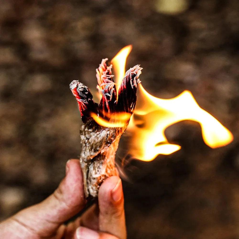 Survival Artificial Wick Cord Camping Lighter Cord Rope Starters Outdoor Lighters Beeswax Hemp Rope Outdoor Survival Equipment