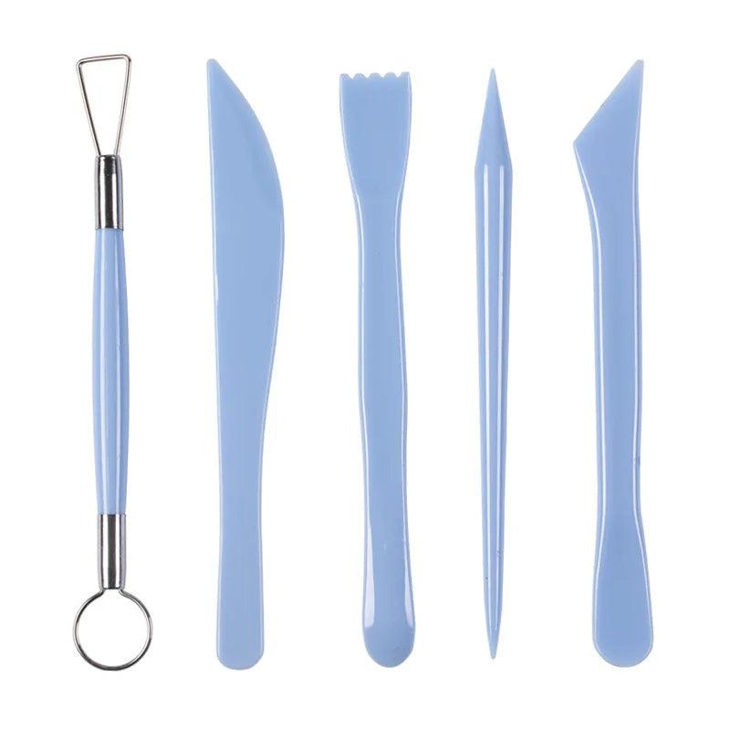 Clay  tool set Art supplies Clay 5-piece set clay polymer clay sculpture knife