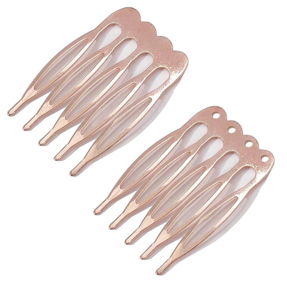 10pcs Metal Hair Comb for Jewelry Making Hair DIY