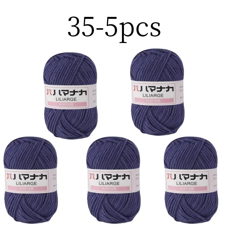 Soft Thick Wool Yarn For Knitting Crochet Classic 25g Ball