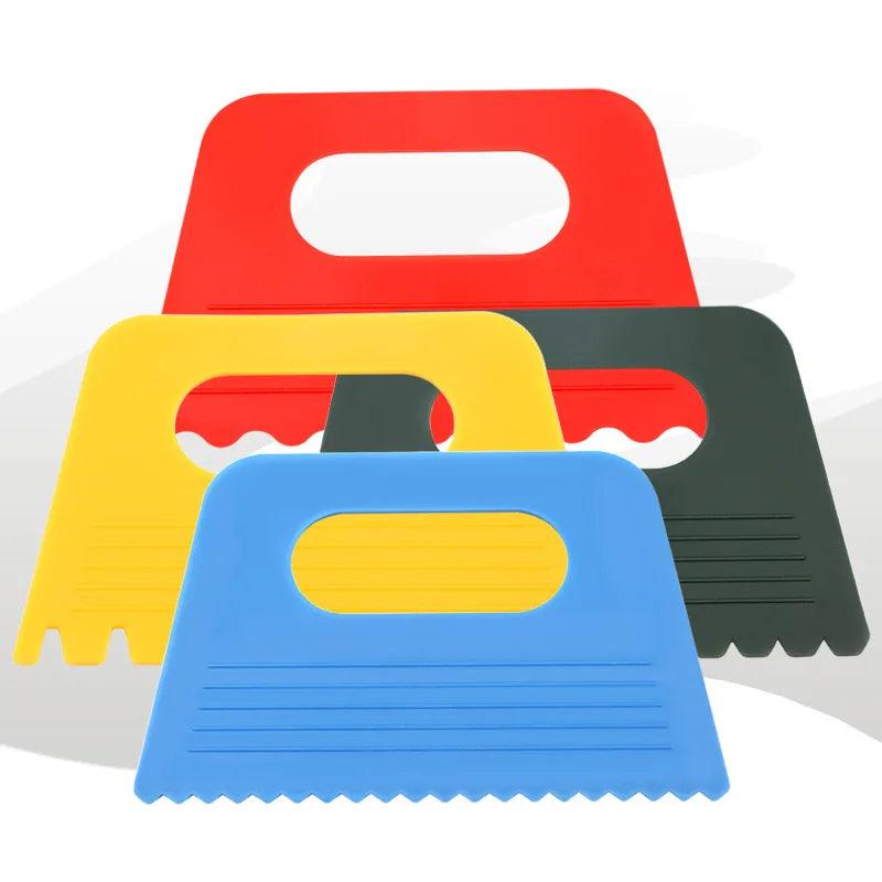 4 Color paint scraper manual DIY painting graffiti tool brush scraper