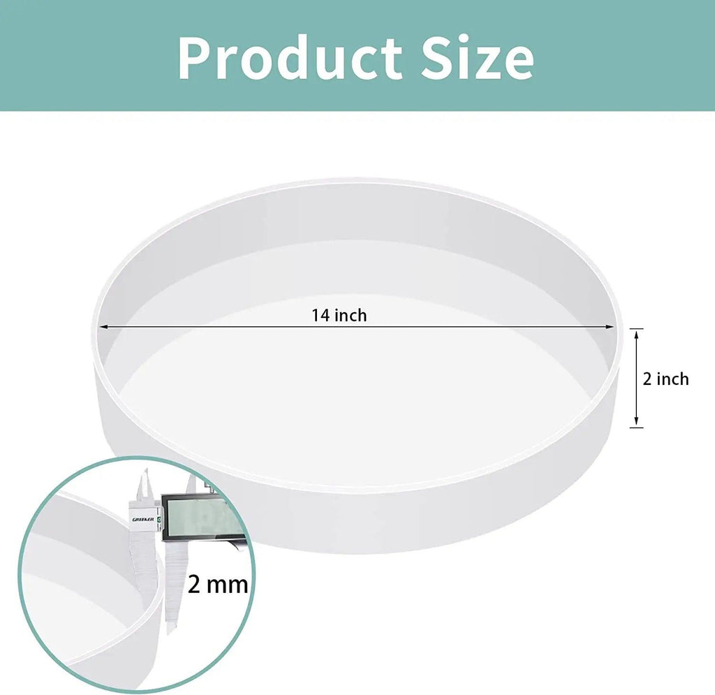 DIY Crystal Epoxy Resin Mold Oval River Resin Table Silicone Mold