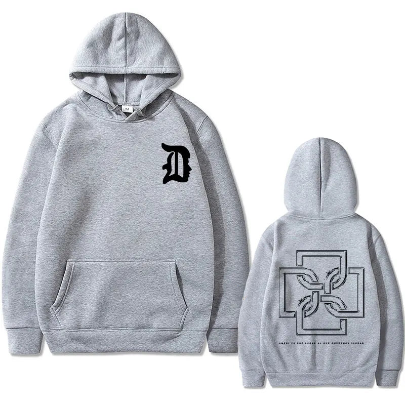 Rapper Duki Merch Hoodie Men Women Fashion Hip Hop Oversized Streetwear Male Trend Long Sleeve Hoodies Unisex Fleece Sweatshirt