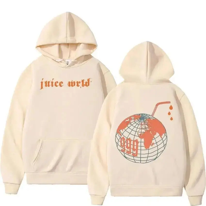 Juice WRLD Hoodies Men Women's Hooded Sweatshirts Fashion Hip Hop Casual Pullovers Autumn Boys Girls Black Streetwear Juicewrld