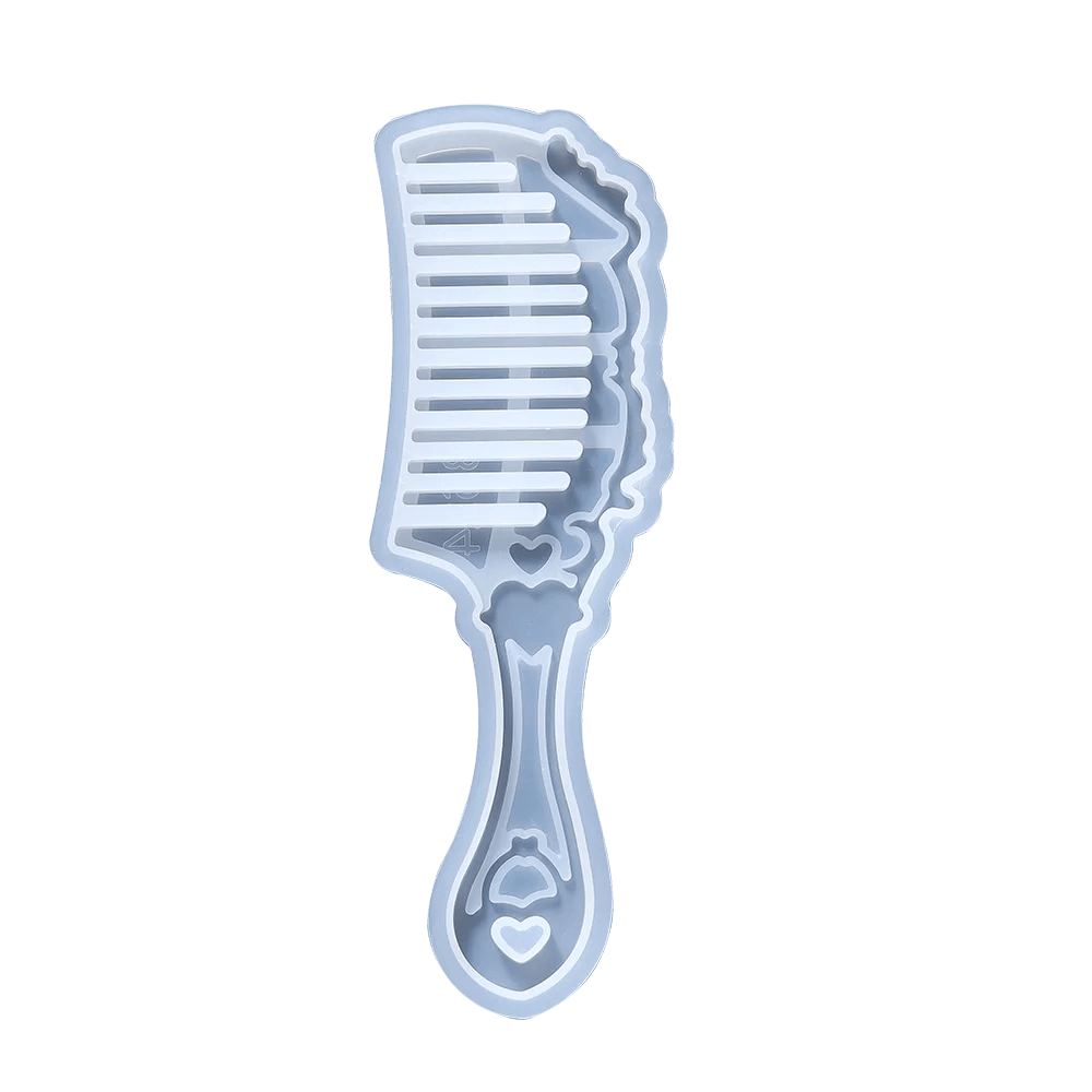 Comb Silicone Mold Salon Hair Styling Tool Epoxy Resin Accessories for DIY Handicraft Epoxy Resin Crafts Decoration