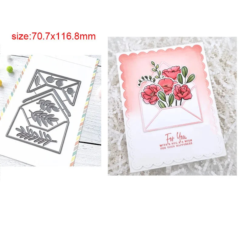Happy Birthday Word Cutting Dies Sweet Feline Metal Die Cuts for DIY Scrapbooking Album Card Making Decoration