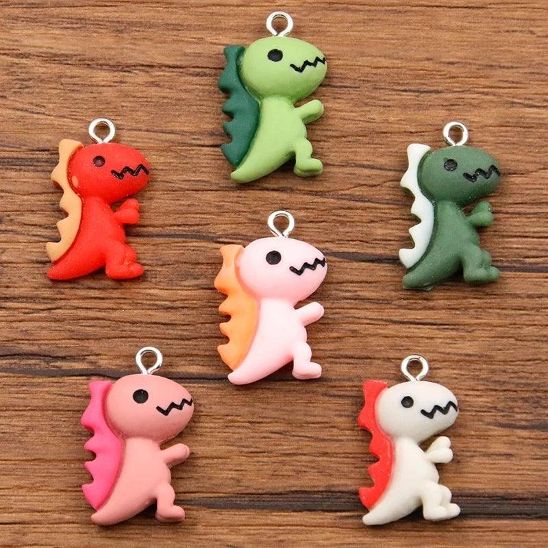 10Pcs 37 Styles Mix Fruit Animals Popsicle Candy Resin Earring Charms Diy Findings Keychain Bracelets Pendant For Jewelry Making