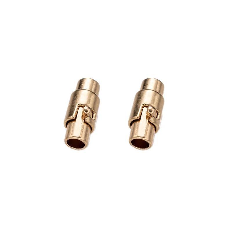 5Sets Leather Cord End Caps Magnetic Locking Clasps Closures Buckle for DIY Leather Bracelet Kumihimo Jewelry Making Supplies
