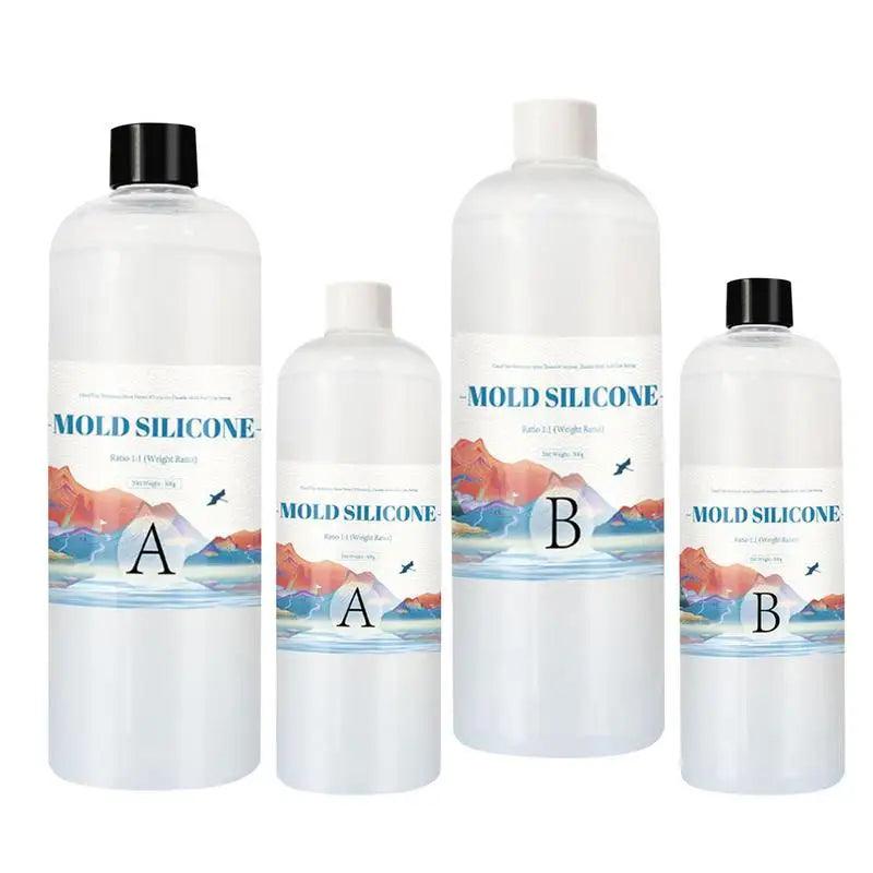 200500g DIY Silicone Mold Making AB 1:1 Liquid Rubber Silicona Liquida Para Mold Fast Curing Mold Making Silicone Kit Cured - Winord