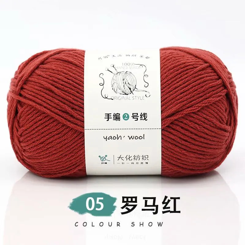 100g 100 Percent Acrylic Yarn for Hand Knitting and Crochet DIY Projects 200M Length
