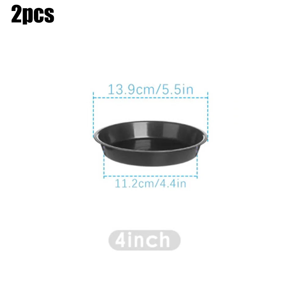 2pcs 4/6/7/8/10 Inch Plant Trays PP Round Succulent Plant Flower Pot Saucer Plant Trays Indoor Outdoor Garden Supplies Decor
