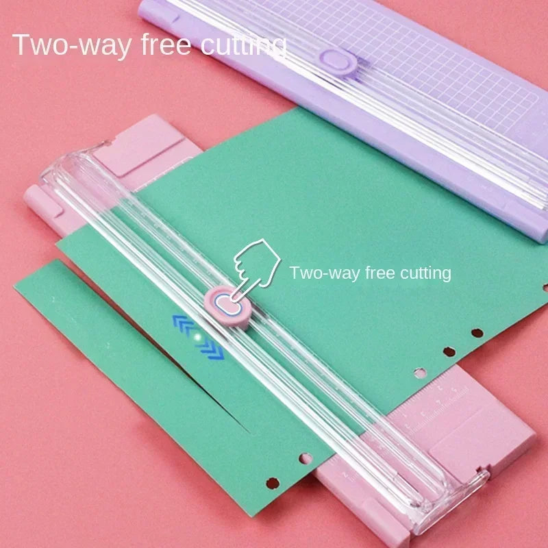 A4 Paper Cutter with Pull-out Ruler Bidirectional Cutting Photo Scrapbook Trimmer Die-Cut Machines Sewing Accessoires