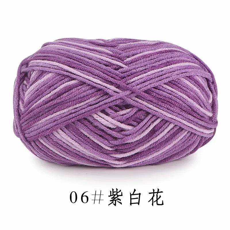 Milk Cotton Five Strand Gradual Change Wool Baby Knitting