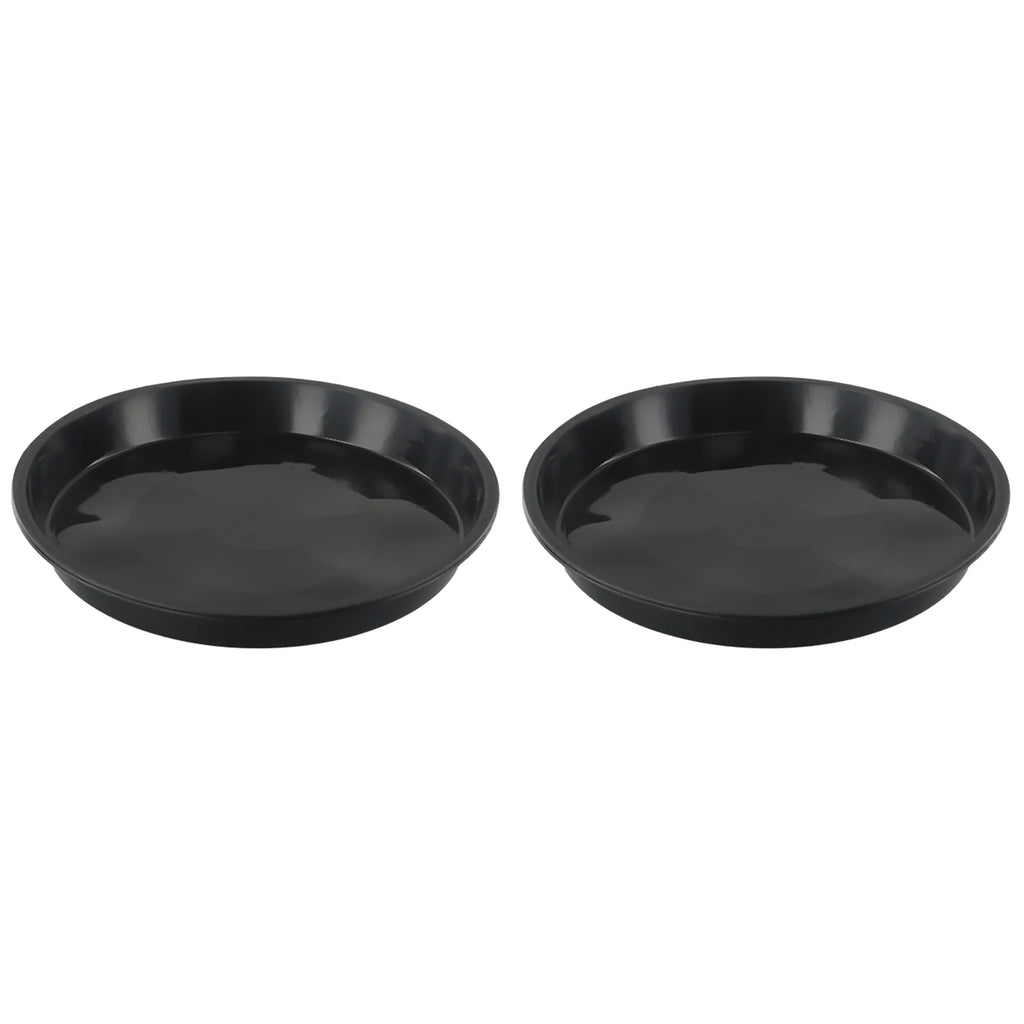 2pcs Plant Trays Round Succulent Plant Flower Pot Saucer Trays Supplies Decor 4/6/7/8/10 Inch Black Flower Pot Accessories