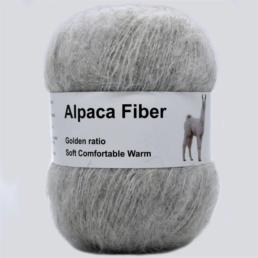 Alpaca Mohair Yarn Plush Thick Crochet Wool For Knitting
