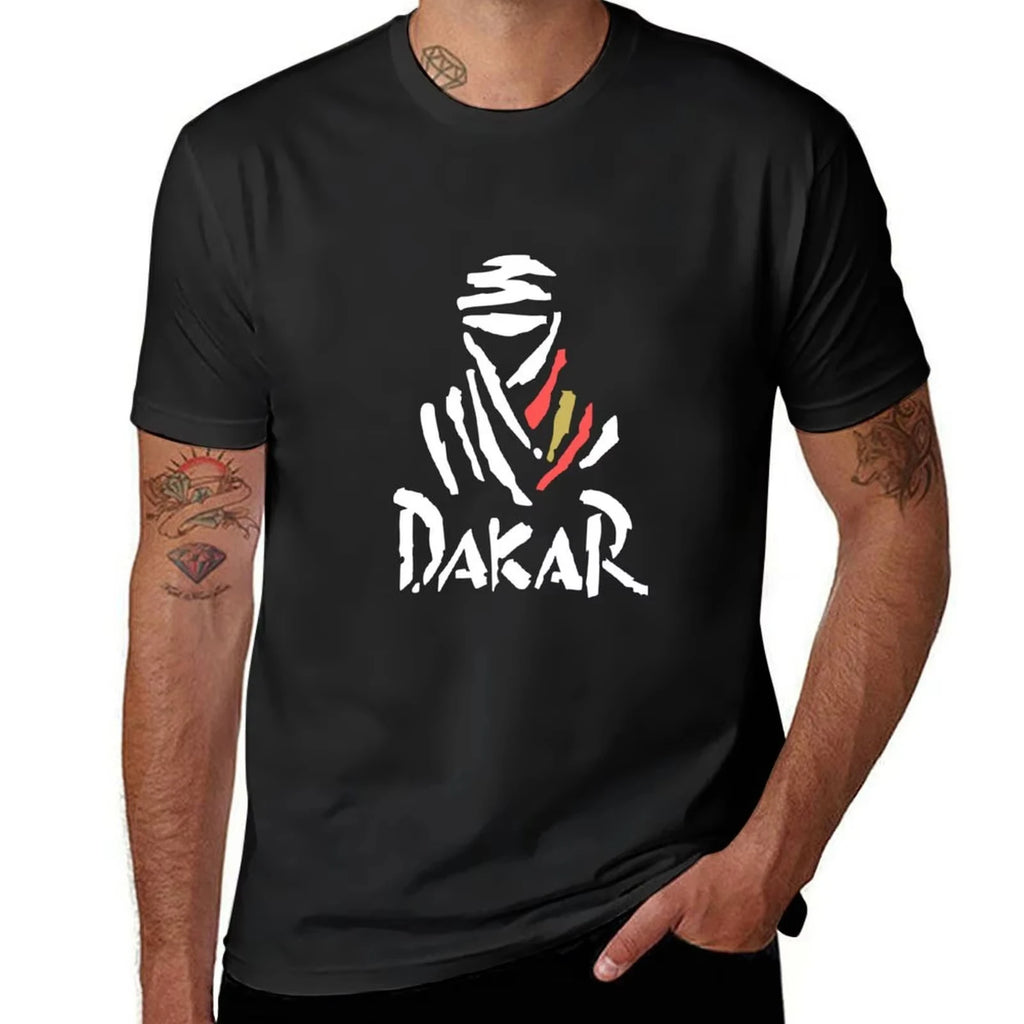 Dakar Spain Anime T-Shirt Quick-Drying Graphic Tee for Sports Fans and Rappers