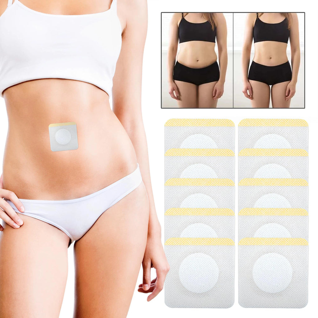 60/6 PCS Bee Venom Patches Fast Burning Fat Lose Weight Detox Sticker Improve Stomach Abdominal Navel Sticker for Men and Women