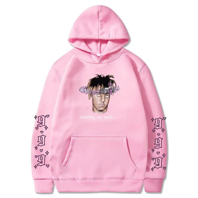 Rapper Juice Wrld 999 Letter Printed Hoodie Y2k Women's Casual Fashion Sportswear Autumn/Winter Hoodie Men's Women's Clothing