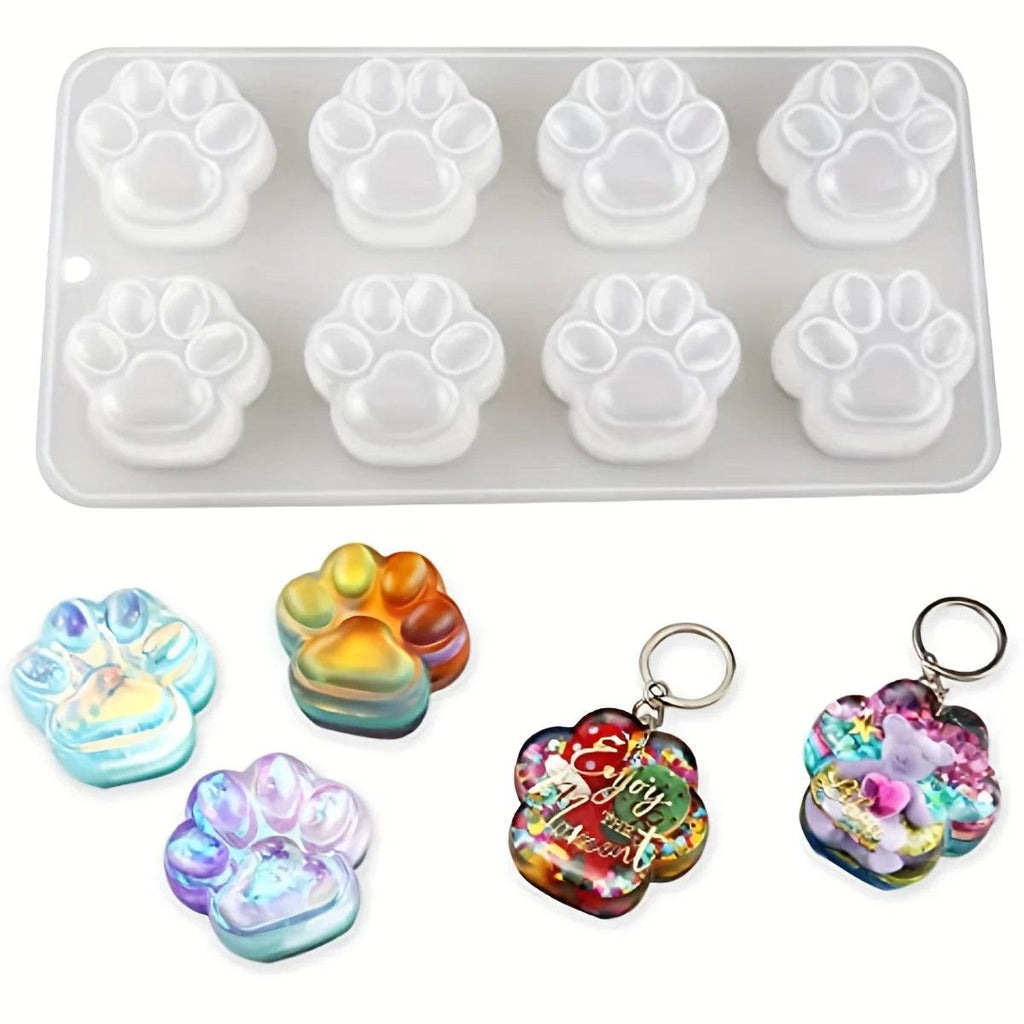 DIY Cat Paw Silicone Resin Molds