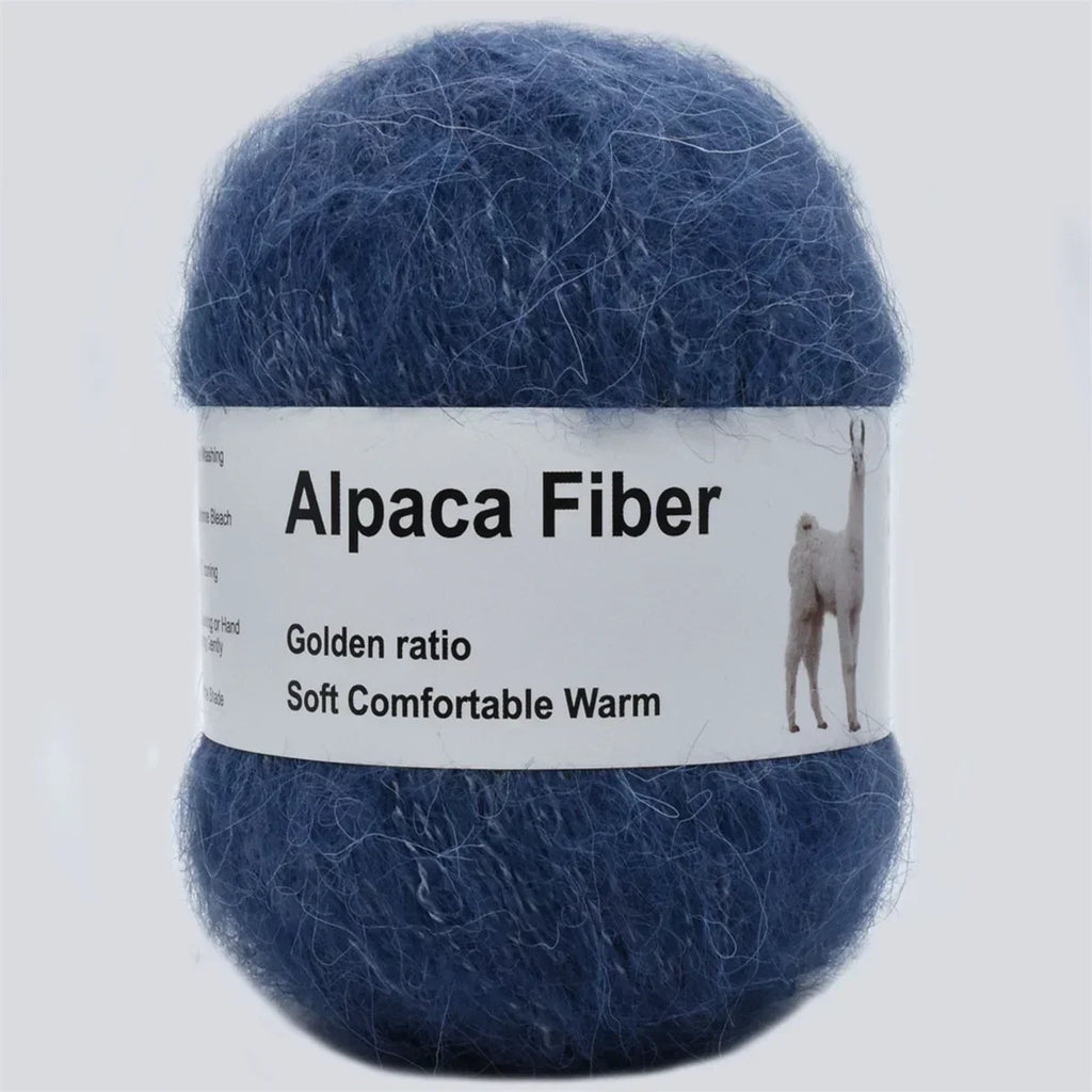 Alpaca Mohair Yarn Plush Thick Crochet Wool For Knitting