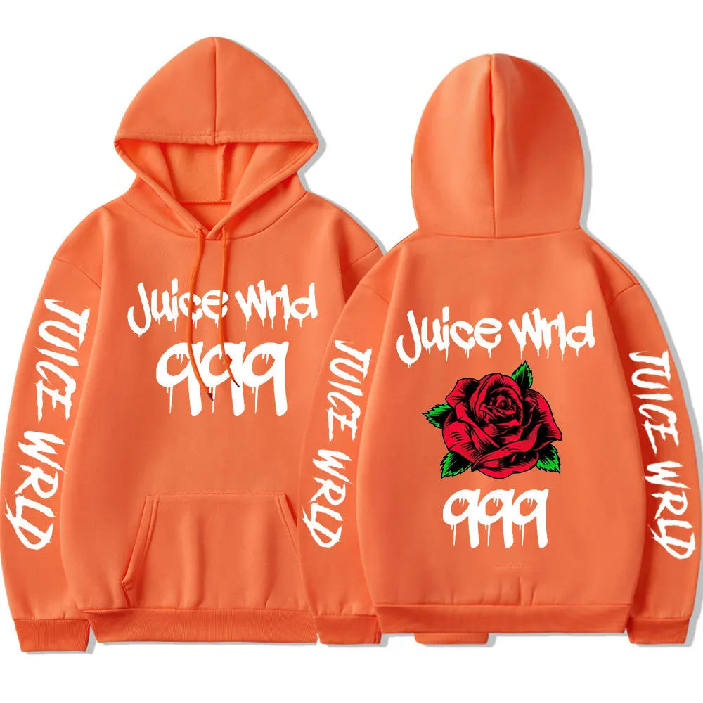 Juice WRLD Hoodies Men Women Hooded Sweatshirts Fashion Hip Hop Casual Pullovers Autumn Boys Girls Black Streetwear Juicewrld