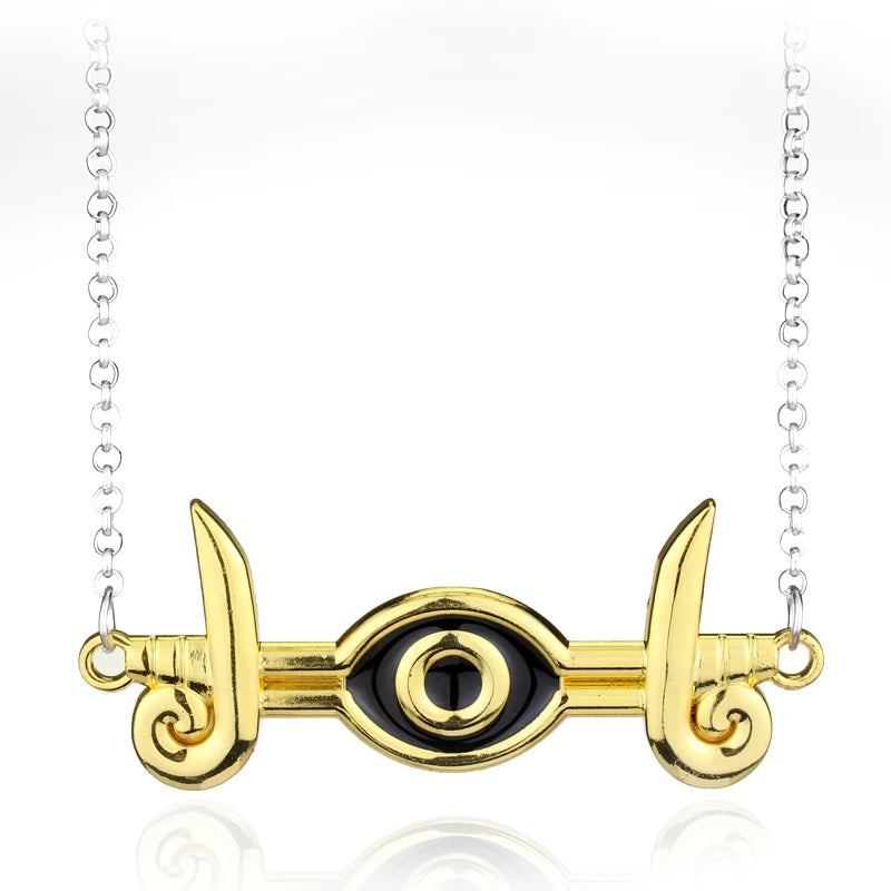 3D Anime Yu-Gi-Oh Necklace Millenium Pendant Jewelry Anime Yugioh Toy Cosplay Pyramid Egyptian Eye Of Horus Necklace Key Buckle