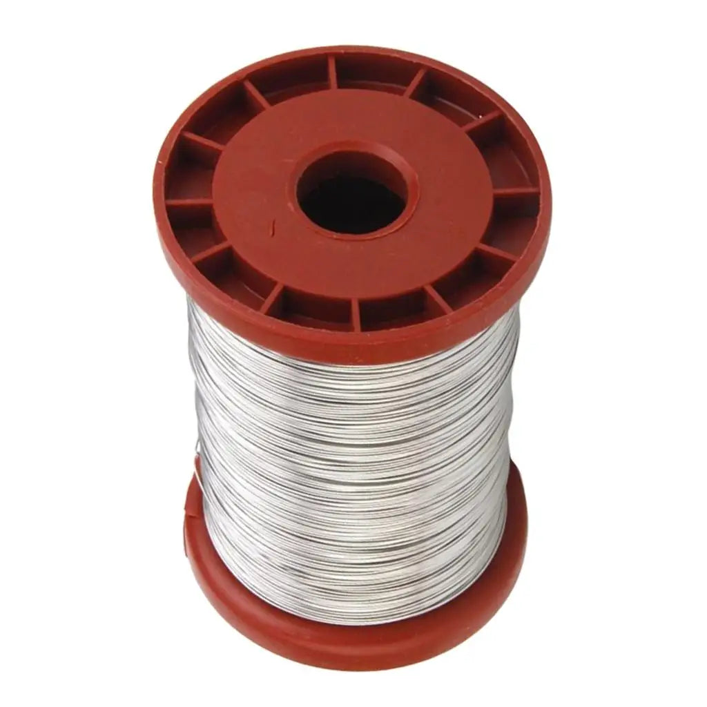 0.5mm 500G Stainless Steel Wire for Beekeeping Beehive Frames Tool 1 Roll, High Quality and long service life, Color Random,