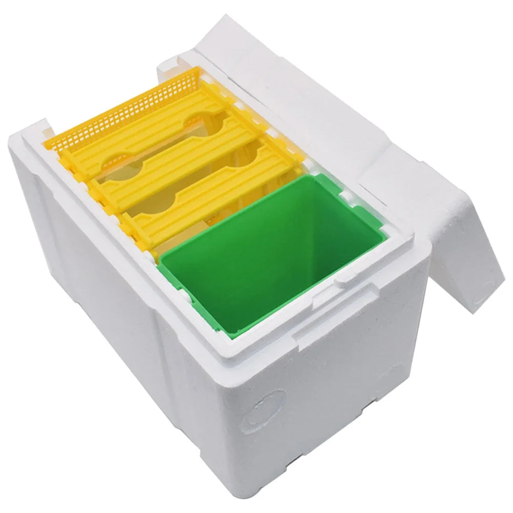 Queen Bee Breeding Box Foam Bee Box Pollination Box Queen Bee Rearing Beehive Beekeeping Equipment for Bee Mating Rearing