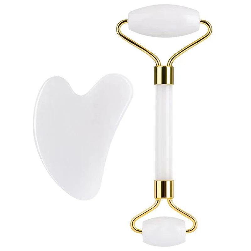 1pcs/1set Beeswax Roller Gua Sha Board Anti Aging Face Body Massage Beauty Care Slimming Tools