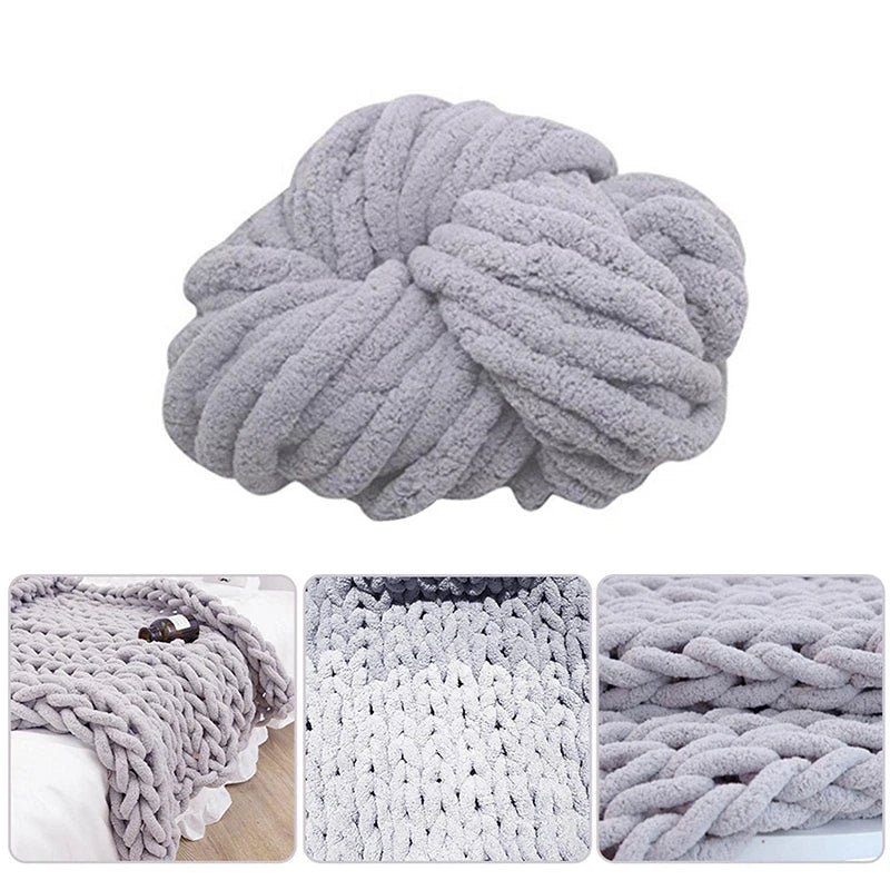 Multicolor Chenille Yarns For Knitting And Crochet Blanket Cushion Chunky Thick Line Soft Warm Crochet Yarn Scarf Line