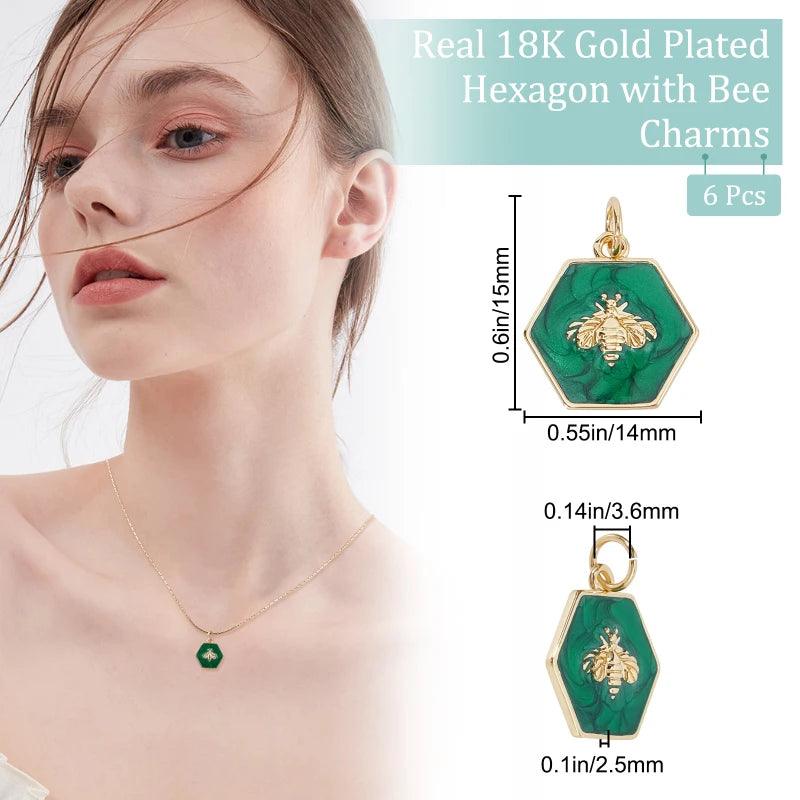 12 Pcs Flat Round Enamel Cross Charms Pendants 18K Gold Plated Brass Crucifix Pendant for Easter DIY Jewelry Earring Necklace