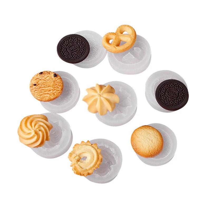 1 Pc Cute Silicone Cookie Mold DIY Mini Cookies Baking Accessories Chocolate Molds Cake Decorating Tools Candle Mould - Winord