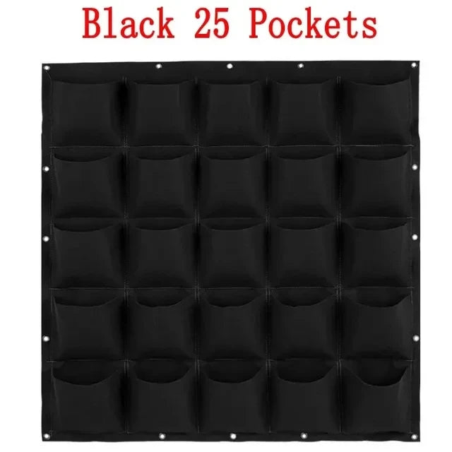 NEW Wall Hanging Pockets Planting Bags Flower Pot Home Garden Grow Bag Garden Planter Vertical Suculentas Plant Pot Home Decor
