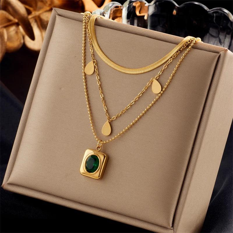 DIEYURO 316L Stainless Steel Pearl Heart Butterfly Cross Pendant Necklace For Women Fashion Girls Clavicle Chain Jewelry Gifts