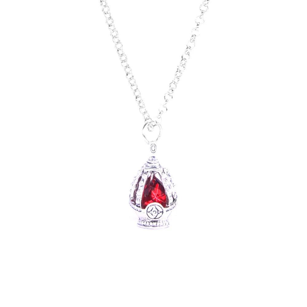 Anime Puella Magi Madoka Magica Cosplay Necklace Kaname Madoka Miki Sayaka Soul Gem Pendant Necklace Ring Set Fashion Jewelry