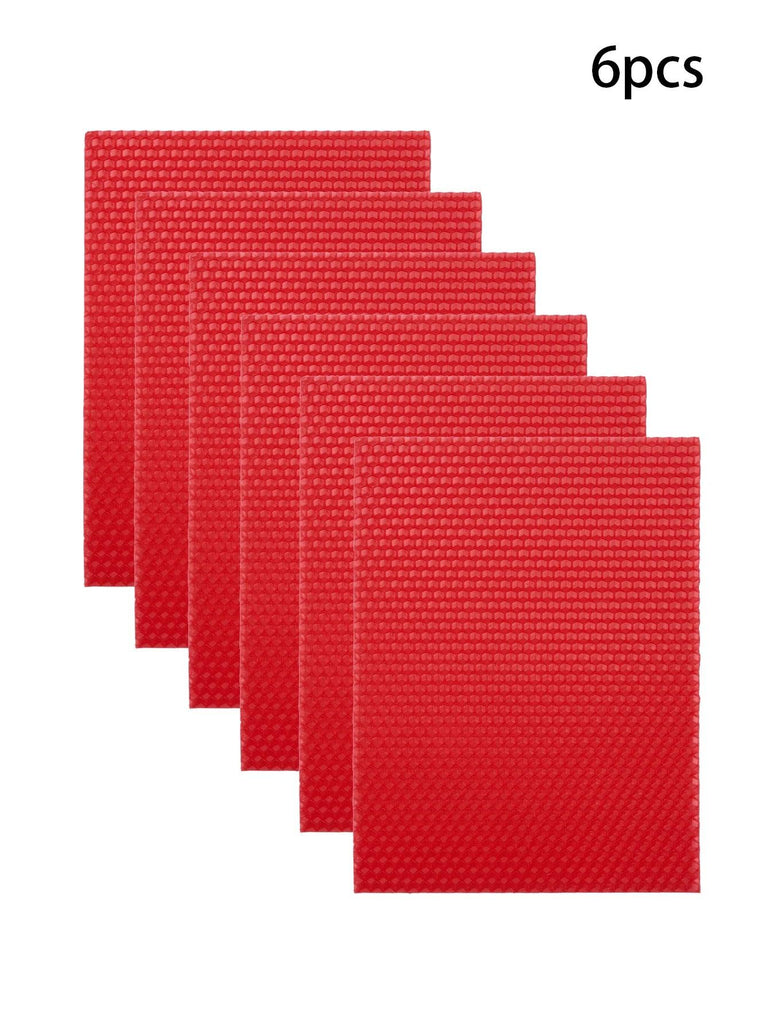 15*20Cm 6Pcs 12Colors Colored Beeswax Sheet Candle Roll Handmade DIY Honeycomb Wax Sheet Parent-Child Activity Material Package