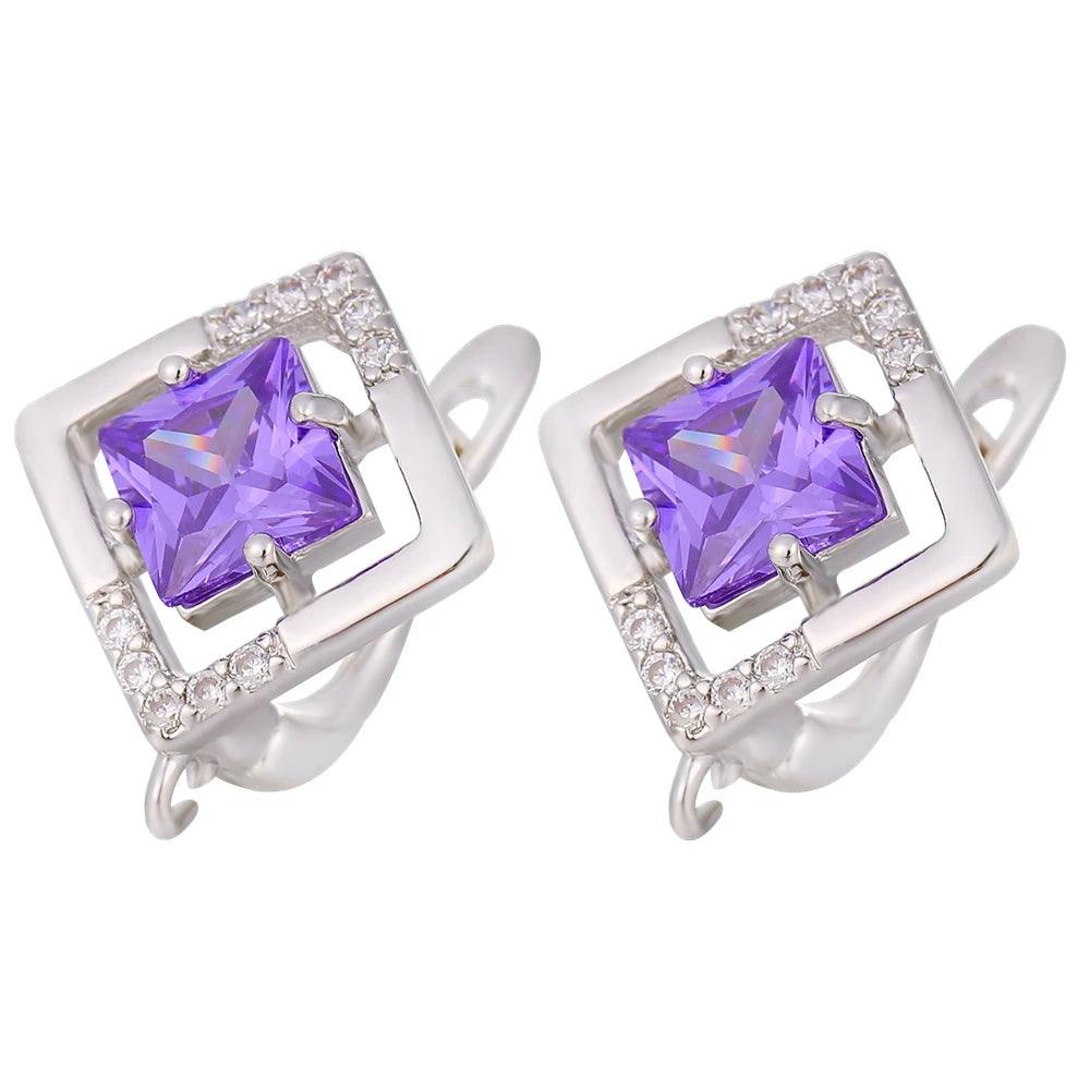 Juya DIY Women's Earring Making 18K Gold Silver Plated Basic Antiallergic Fixtures Ear Wire Fastener Hooks Accessories Supplies