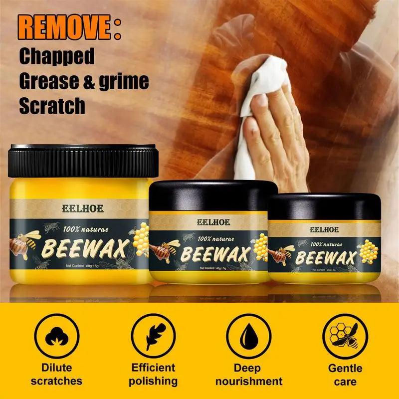 Furniture Beeswax Wooden Item Polishing Gel Multipurpose Polisher Furniture Maintenance Paste Home Care Protection Accessories