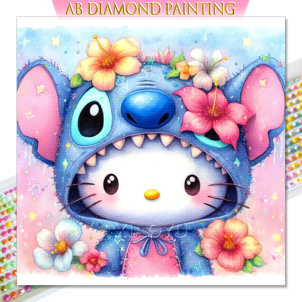 Disney Stitch Diamond Painting 2024 New Series Fairy Tale Cartoon DIY Diamond Mosaic Embroidery Art Hobbies Home Decoration