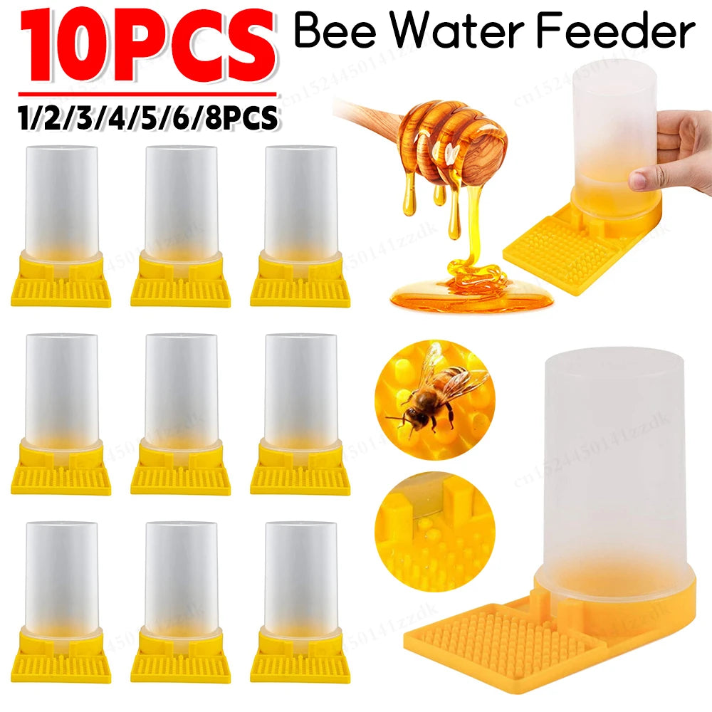 1/2PCS Non-toxic Bee Feeder Honey Bee Nest Door Feeding Drinking Water Box Beekeeping Water Dispenser Watering Bee Drinker Tool