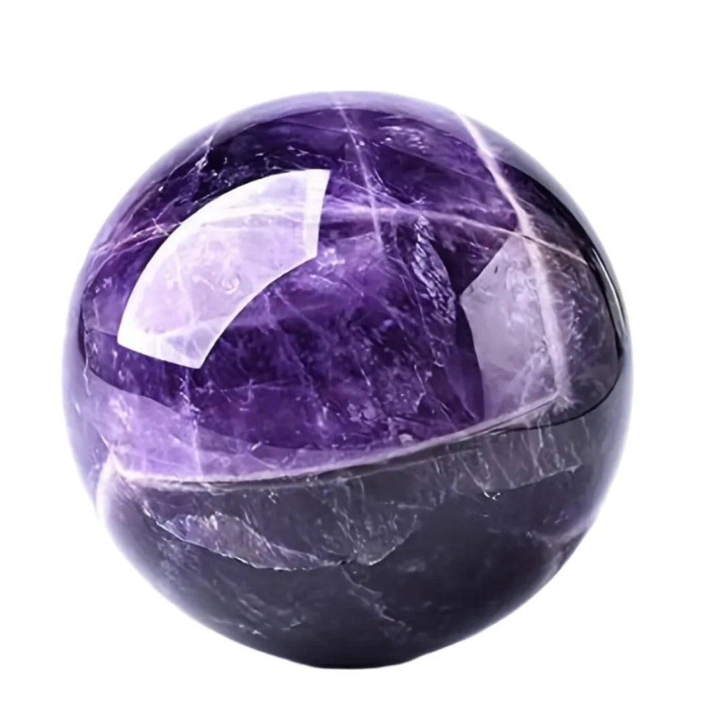 5PCS Natural Amethyst Healing Crystal Energy Crystal Gem Gemstone Yoga Decoration, Extremely Beautiful Healing Crystal Gem Ball!