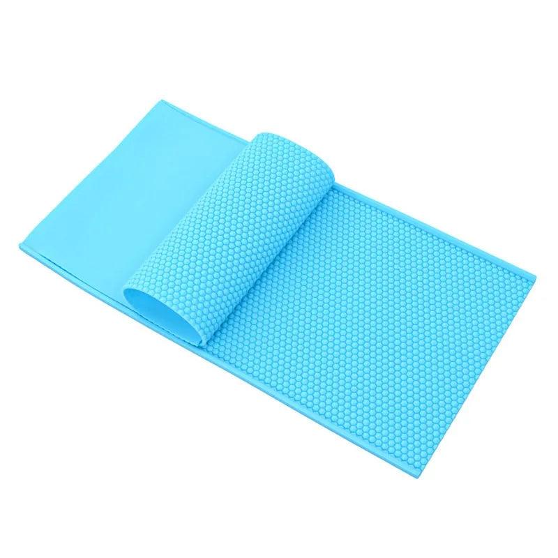 Beekeeping Silicone Beeswax Honeycomb Mold Flexible Wax for Machine Foundation Sheets Press Embosser Bees Beekeeper 1set