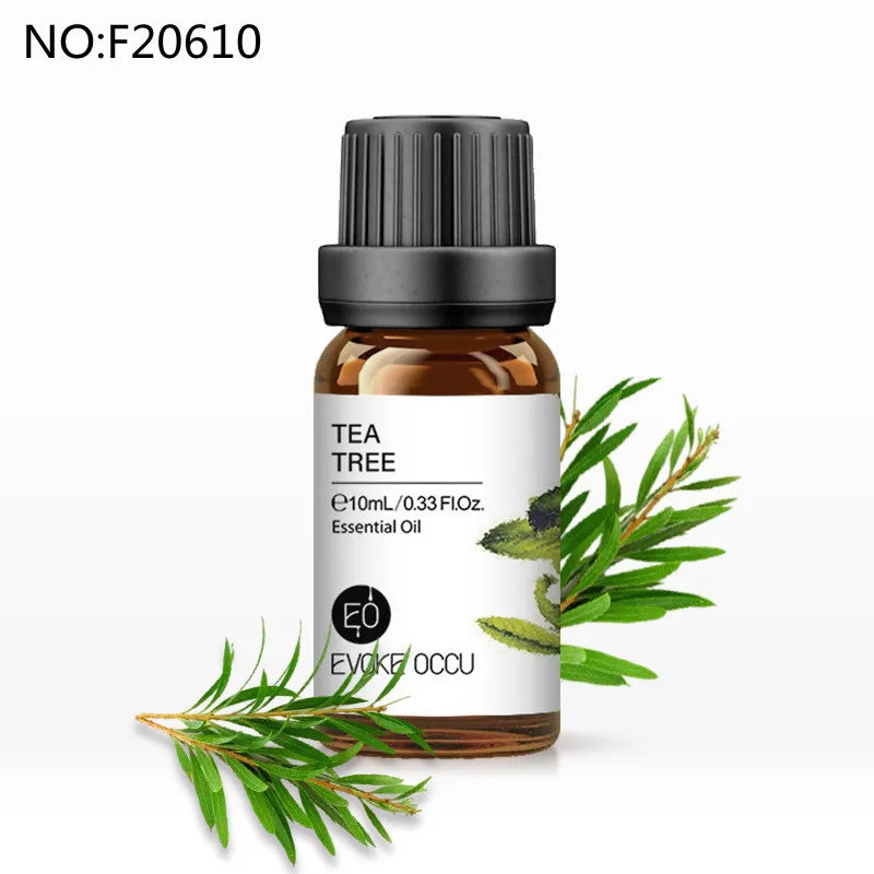 10ml Essential Oil Organic Plant 34 FLAVOR for Diffuser, Humidifier, Massage, Sleep, Bath, Soap,SPA, DIY Scented Candle Perfume