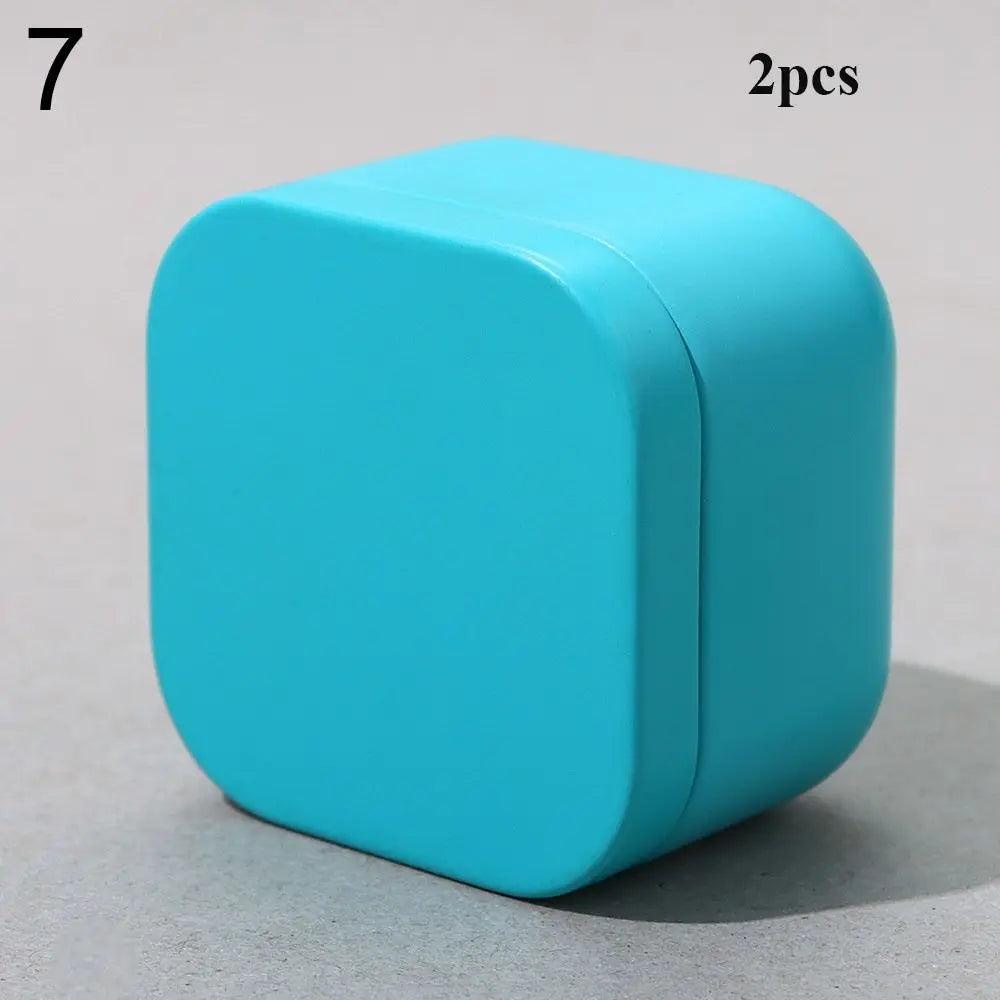 Portable Aluminum Tin Square Shape Jar Cosmetic Container Refillable Bottles Tea Cans Metal Box Candle Jars Candy Packaging Box - Winord