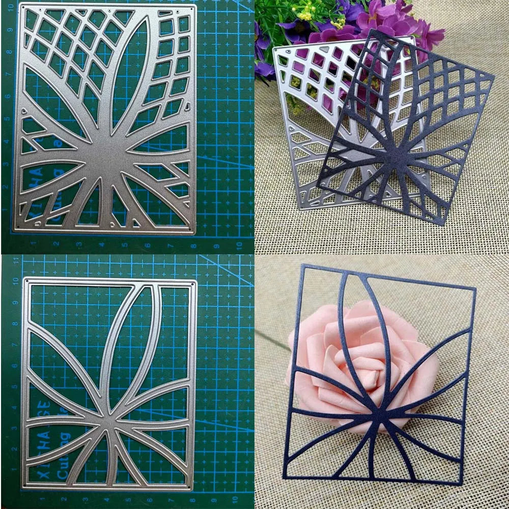 Metal Cutting Dies frame diy Scrapbooking Photo Album Decorative Embossing Paper Card Crafts Die Template Stencil